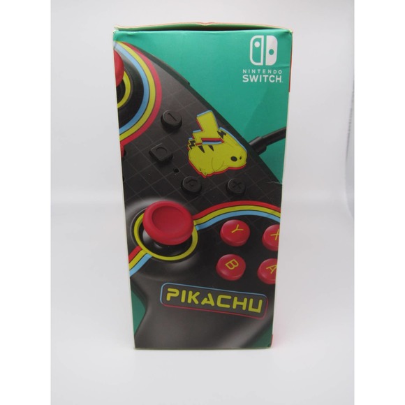 NEW Nintendo PowerA Enhanced Wired Controller for Switch Pikachu Black Red - Picture 4 of 12